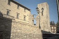 L' antico castello con la "Rocca a 5 Cantoni" di origine Longobarda